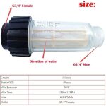 Filtre  eau pour nettoyeur haute pression raccord 3 / 4  avec 2 raccords enfichables filtre anti - sable ...