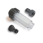 Filtre à eau avec raccords enfichables pour nettoyeur haute pression, pompe de jardin, arrosage de jardin, ... Filtre à eau avec raccords enfichables pour nettoyeur haute pression, pompe de jardin, arrosage de jardin, ...