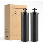 Filtre � eau de rechange, 2 filtres � eau � charbon actif pour filtration par gravit�, purificateur d'�l�ments ...