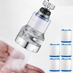 Filtre  eau du robinet, filtre rotatif  360, purificateur d'eau pour robinet de cuisine et de salle ...