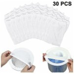 Kzq ? chaussettes �cumeur de piscine 30 pi�ces ? nylon haute qualit� ? r�utilisables et lavables ? pour ...