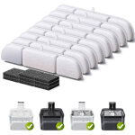 Filtres pour fontaine � chat, 8 filtres � charbon actif en pierre m�dicale, r�sine �changeuse d'ions ...