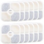 Filtres pour fontaine  eau pour animaux, lot de 12, compatibles avec la fontaine  eau pour chats catit ...