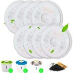 Filtre fontaine eau chat, 8 pcs triple action catit filtre compatible avec distributeur d'eau pour animaux ...