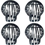 Filtres � goutti�re, 4 pi�ces , protege gouttiere, fabriqu� en plastique, durable, antirouille, drainage ...
