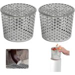 Filtres de goutti�re en acier inoxydable, lot de 2 crapaudine de goutti�re 83 - 100mm, filtre goutti�re ...