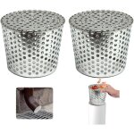 Filtres de goutti�re en acier inoxydable, lot de 2 crapaudine de goutti�re 90 - 110mm, filtre goutti�re ...