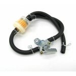 Filtre  huile d'essence de carburant de moto et tuyau d'huile d'essence noir pour quad vtt 50cc - 150cc, ...