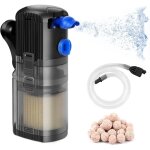 Filtre intrieur aquarium rglable 3 en 1 pompe aquarium pour 40 - 120l aquarium d'eau douce ou d'eau ...