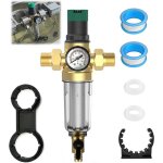 Filtre � contre - lavage, laiton r�ducteur de pression d'eau de 1 pouce et manom�tre, reducteur de pression ...