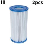 Filtre de piscine, filtre de spa, robot nettoyeur de piscine pour bestway (iii), blanc et bleu, 10, 7 ...