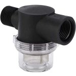 Filtre de pompe � eau de 1, 27 cm, filtre d'irrigation en ligne 50 mailles pour tuyau d'eau d'entr�e ...