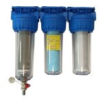 Filtre eau de pluie - porte filtre triplex Filtre eau de pluie - porte filtre triplex