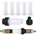 Filtre tuyau arrosage, 7 pcs filtre pour nettoyeur filtre tuyau arrosage avec raccord d'eau 3 / 4 , pompe ...