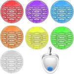 Filtres d'urinoir, lot de 7 filtres dsodorisants, protection anti - odeurs et anti - claboussures pour ...