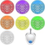 Filtres d'urinoir, lot de 7 filtres d�sodorisants, protection anti - odeurs et anti - �claboussures pour ...