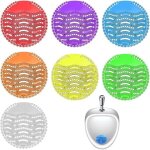 Filtres d'urinoir, lot de 7 filtres d�sodorisants, protection anti - odeurs et anti - �claboussures pour ...