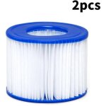 Filtro per piscina 2 pezzi, filtro spa, pulitore per piscina per bestway (vi), blanc et bleu, 10, 68 ...
