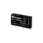 Finder - 34. 51. 7. 024. 0010 relais pour circuits imprims 24 v / dc 6 a 1 inverseur (rt) 1 pc(s)