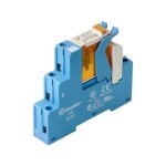 Relais d'interface finder 4c series, 24v c. a. , 1 rt, montage rail din ( prix pour 1 )