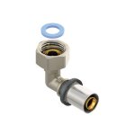 Finimetal - coude crou tournant femelle easytec lbp  sertir diamtre 20 mm -  visser filetage 1 / ...