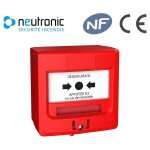 Déclencheur manuel radio neutronic avec capot Déclencheur manuel radio neutronic avec capot
