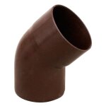 First - coude pvc 45° mâle femelle pour tube Ø80 - marron plast First - coude pvc 45° mâle femelle pour tube Ø80 - marron plast