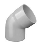 First plast - coude mle femelle 100  45 ep 2, 2 mm gris