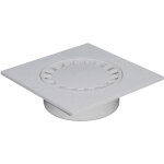 Siphon de cour pvc sortie Ø100 - 200 first 300x300 - gris Siphon de cour pvc sortie Ø100 - 200 first 300x300 - gris
