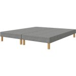 Elite mattress - first sommier 180x200 (2x90x200) tapissier gris