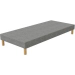 Elite mattress - first sommier 90x200 tapissier gris
