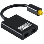 Fitags - 1  2 cble optique numrique adaptateur sparateur audio adaptateur audio fibre optique adaptateur ...
