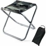 1pc tabouret chaise pliable de camping si�ge assise pliant, portable ultra l�ger, pour p�che voyage marche ...