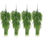 Fitags - 4pcs 81cm artificielle fougre de boston plante grimpante vigne plante suspendue fougre intrieure ...