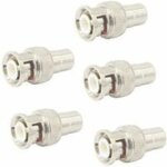 Adaptateur bnc vers rca prise mle bnc vers adaptateur jack femelle rca coupleur de connecteur coaxial ...