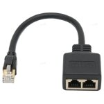 Fitags - adaptateur r�partiteur rj45, r�partiteur d'adaptateur ethernet 1 � 2 ports r�seau rj45, adaptateur ...
