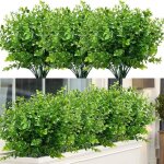 Arbustes artificiels buissons, plastique faux plantes vertes intérieur extérieur mariage maison jardin ... Arbustes artificiels buissons, plastique faux plantes vertes intérieur extérieur mariage maison jardin ...