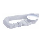 Fitags - bonde de douche extra plate 90 mm - kit de vidange pour receveur de douche, siphon de douche ...