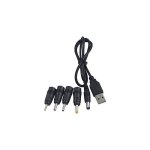 Fitags - c�ble universel dc vers usb 2. 0 2. 5 3. 0 4. 0 5. 5 5 en 1 multi chargeur de charge