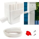 Fitags - collecteur d'eau de pluie, kit de drivation d'eau de pluie professionnel rsistant aux uv pour ...