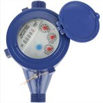 Fitags - compteur d'eau froide, mtre d'eau du dbit pour la maison de jardin utilisant mtre d'ecoulement ...