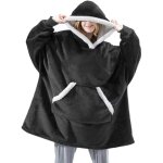 Fitags - deux pièces à capuche couverture pull chapeau sherpa manches en peluche tv plaid couverture ... Fitags - deux pièces à capuche couverture pull chapeau sherpa manches en peluche tv plaid couverture ...