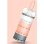 Fitags - distributeur de lait en poudre portable pour nourrissons pour b�b�, bo�tes empilables, 4 couches ...