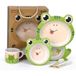Ensemble de vaisselle pour enfants mnage mignon dessin anim bol de riz assiette de complment alimentaire ...