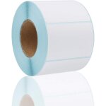 Fitags �tiquette autocollantes 800 pi�ces blanches �tiquettes thermiques rouleau multifonctions rectangle ...