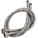 Fitags - g 3 / 8 longueur 60 cm tuyau de raccordement blind� pour robinet, tuyau d'eau flexible avec ...