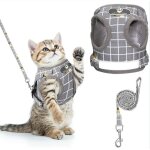 Harnais pour chat anti - vasion harnais rglable pour chiot harnais avec laisse pour chaton harnais ...