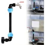 Fitags - ibc robinet de sortie en col de cygne 3 / 4', adaptateur ibc, 3 / 4', accessoire de rservoir ...