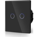Fitags - interrupteur tactile normal commutateur d'clairage mural compatible avec la lumire led cran ...