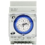 Fitags - minuterie analogique avec moteur synchrone et programme journalier, minuterie, 36vac / dc